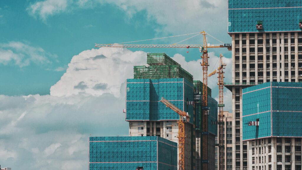 étapes de construction d'un bâtiment